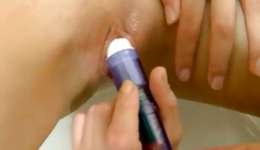 Have a look at goatish looker playing with hairless golden doorway of her gf